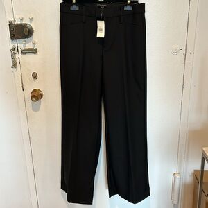 Banana Republic Italian Wool Wide Leg Trouser size 6 Short